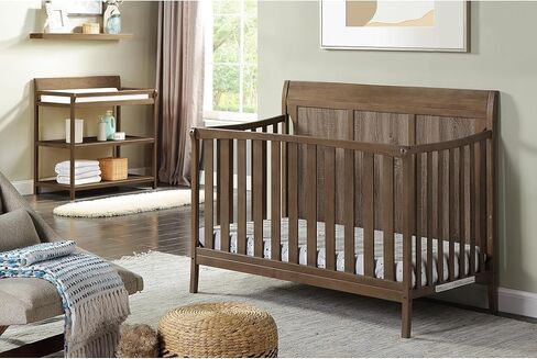 Suite Bebe Shailee 4-in-1 Convertible Crib in Brown Stone in Saudi Arabia