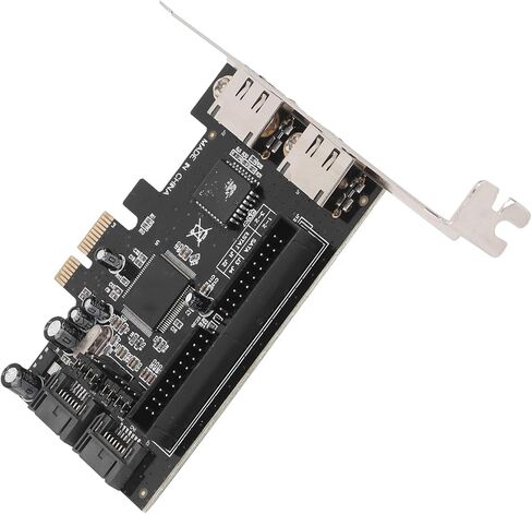 SUNGOOYUE 2 Port PCIe Serial ATA Controller Adapter Card 3Gbs Speed Plug and Play Functionality for Vista Applicable Range in Saudi Arabia