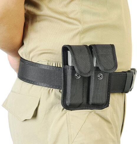 Molded Double Mag Pouch，Tactical Universal Magazine Holder Fits virtually Any 9mm, 40 or .45 Caliber Pistol Mag Single or Double Stack IWB or OWB Mag Pouch in Saudi Arabia