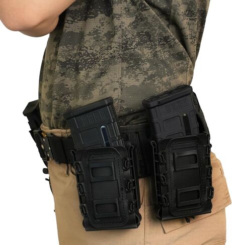 5.56 مللي متر 7.62 مللي متر ماج الحقيبة حامل المجلات العالمي لحزم سترة مولي التكتيكية الزملاء حزام حزام كليب ل 5.56 مجلة الحافظة حامل المجلات in Saudi Arabia