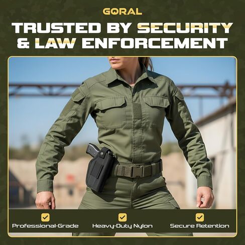 حافظة مسدس IWB/OWB للرجال والنساء، حافظات مسدسات مقاس 9 مم للمسدسات، حافظة مسدس مخفية 380 لغلوك، S&W M&P Shield، Sig والمسدسات المشابهة، تناسب معظم العلامات التجارية in Saudi Arabia