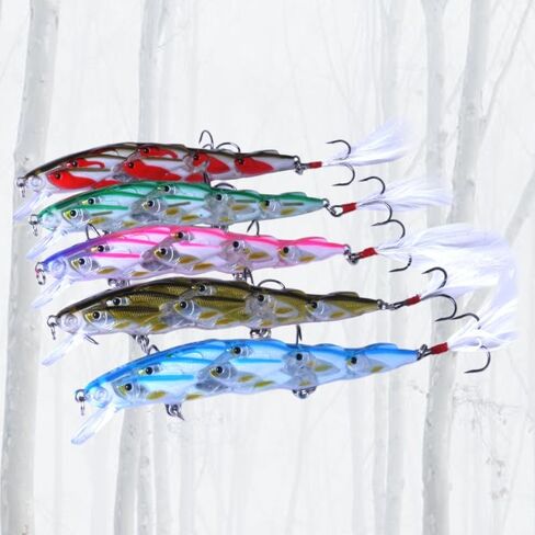 BESPORTBLE 5pcs Fishing Lures Fishing Baits Group Fish Lures Fishing Accessories in Saudi Arabia