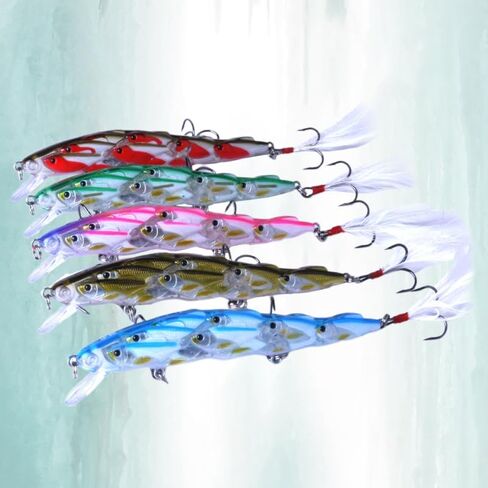 BESPORTBLE 5pcs Fishing Lures Fishing Baits Group Fish Lures Fishing Accessories in Saudi Arabia