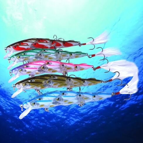 BESPORTBLE 5pcs Fishing Lures Fishing Baits Group Fish Lures Fishing Accessories in Saudi Arabia