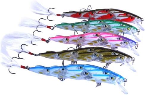 BESPORTBLE 5pcs Fishing Lures Fishing Baits Group Fish Lures Fishing Accessories in Saudi Arabia