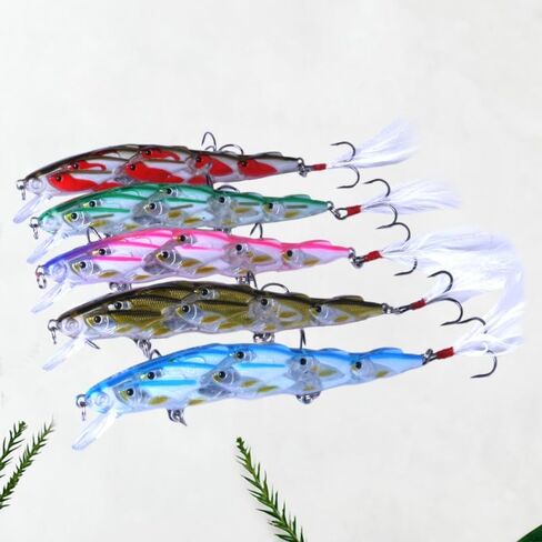 BESPORTBLE 5pcs Fishing Lures Fishing Baits Group Fish Lures Fishing Accessories in Saudi Arabia