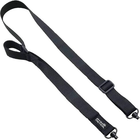 AYIN Two Point Traditional Rifle Sling Fast Adjusting Rifle Carrying Strap Sling Push Connections for Hunting Rifle or Modular Lock Rail + 2 Mounts Included in Saudi Arabia