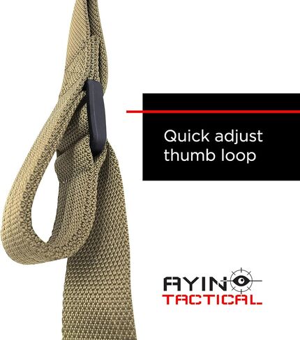 AYIN Two Point Traditional Rifle Sling Fast Adjusting Rifle Carrying Strap Sling Push Connections for Hunting Rifle or Modular Lock Rail + 2 Mounts Included in Saudi Arabia