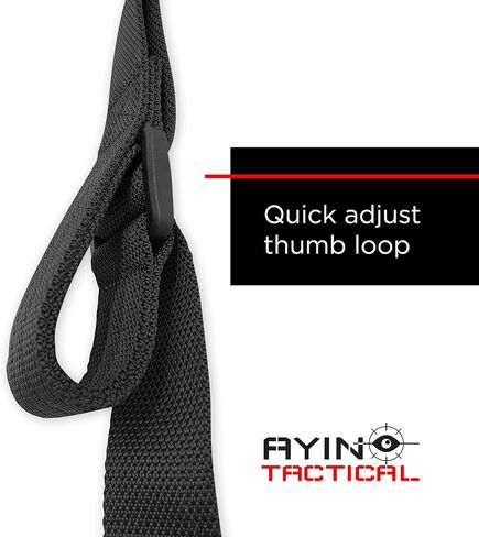 AYIN Two Point Traditional Rifle Sling Fast Adjusting Rifle Carrying Strap Sling Push Connections for Hunting Rifle or Modular Lock Rail + 2 Mounts Included in Saudi Arabia