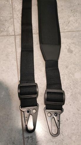 GORAL 2-Point Rifle Sling with Metal Hooks, Gun Sling Padded Shoulder Strap Adjustable Length and 2 Points Secured HK Hooks for Outdoors, Hunting and More in Saudi Arabia