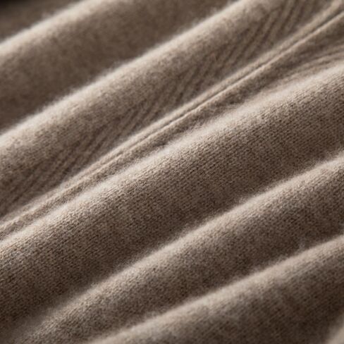 Women's Cashmere and Wool Blend Casual Knit Long Sleeve Thickening Type Hoodie Sweater in Saudi Arabia