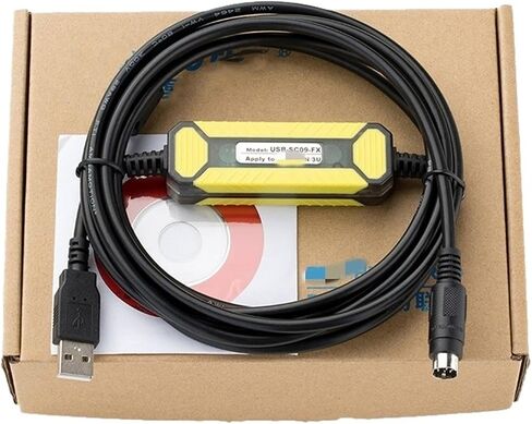 USB-SC09-FX لكابل برجمة FX0N FX1N FX2N FX0S FX1S FX3U FX3G سلسلة كابل الاتصالات in Saudi Arabia