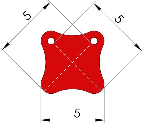 Ferus Outdoors AR500 Steel Shooting Target – 3/8" Thick Plate for Handgun & Rifle (9mm, .223, .308) – Portable Steel Target for Range Practice, Backyard Plinking & Precision Training in Saudi Arabia