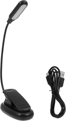 Adjustable USB Rechargeable Clip Lamp for Night Studying Eye Protection Reading Light Level Dimming Warm LED Bedside Light for Bedroom Living in Saudi Arabia