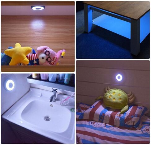 USB Rechargeable Magnetic Car LED Dome Light - Easy Install Interior Ceiling Lamp for Reading - Portable Cabin Illumination in Saudi Arabia