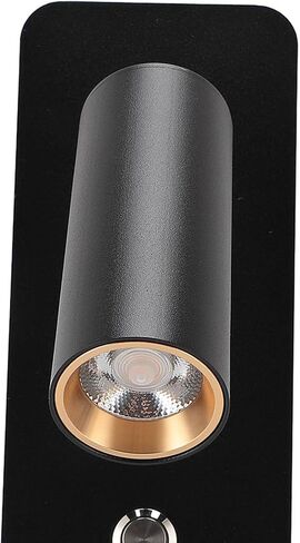 مصباح قراءة LED مثبت على الحائط من SUNGOOYUE لغرفة النوم وغرفة المعيشة، مرن قابل للدوران مع منفذ USB 4000K مع كابل، حديد مطاوع in Saudi Arabia