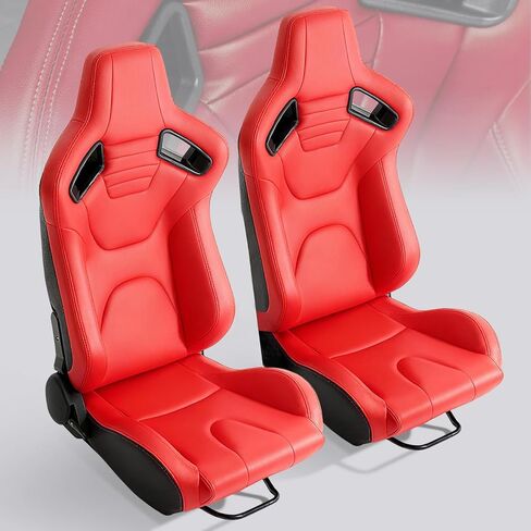 2pcs مقاعد سباقات السيارات العالمية مع مقاعد دلو السباق القابلة للرياض in Kuwait