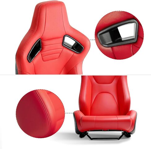 2pcs مقاعد سباقات السيارات العالمية مع مقاعد دلو السباق القابلة للرياض in Kuwait