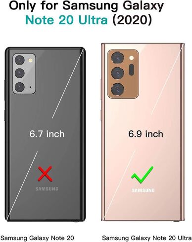 حافظة هاتف Asuwish لهاتف Samsung Galaxy Note 20 Ultra 5G (6.9 بوصة) مع حامل حلقة مغناطيسية وغطاء هجين مقاوم للصدمات شديد التحمل وغطاء خلوي 20Ultra Note20+ Plus SM-N9860U أرجواني in Saudi Arabia