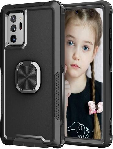 حافظة هاتف Asuwish لهاتف Samsung Galaxy Note 20 Ultra 5G (6.9 بوصة) مع حامل حلقة مغناطيسية وغطاء هجين مقاوم للصدمات شديد التحمل وغطاء خلوي 20Ultra Note20+ Plus SM-N9860U أرجواني in Saudi Arabia