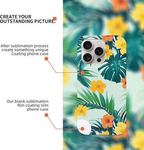8 قطع حافظات هاتف بالتسامي لهاتف iPhone 16 e Pro Max Series غطاء هاتف فارغ قابل للطباعة DIY غطاء نحيف مطلي بفراغات التسامي قابل للتخصيص (لامع، متوافق مع iPhone 16ProMax) in Kuwait