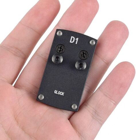 D1 Sight Mount Plate - G17 19 22 26 27 34 35 37 41 Mounting Plate for Mini Red Dot Sight, Pistol Handgun Mount Plate Base for Red dot Burris Sightmark Vortex Venom Tactical Hunting in Saudi Arabia