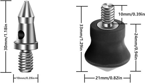 3 قطعة Antislip ترايبود المطاط القدم 1/4 بوصة قدم جبل Monopod وسادة للقدم محول المسمار حصيرة التصوير التسوية in Kuwait