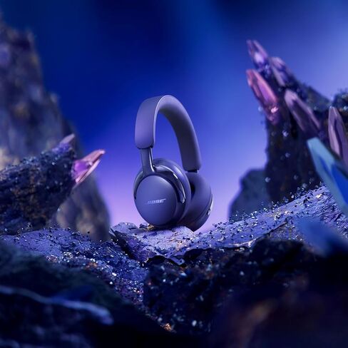Bose (سماعات الرأس QuietComfort Ultra Bluetooth من الجيل الثاني، سماعات رأس لاسلكية مع صوت مكاني، إلغاء الضوضاء فوق الأذن مع ميكروفون، وقت تشغيل يصل إلى 30 ساعة + شاحن حائط 20 وات (أسود) in Saudi Arabia