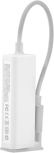 محول Drfeify TypeC إلى RJ45، محول شبكة إيثرنت LAN بسرعة 100 ميجا بت في الثانية، تصميم التوصيل والتشغيل لسهولة الاستخدام، مناسب للأجهزة من النوع C in Kuwait