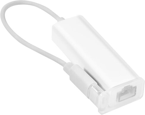 محول Drfeify TypeC إلى RJ45، محول شبكة إيثرنت LAN بسرعة 100 ميجا بت في الثانية، تصميم التوصيل والتشغيل لسهولة الاستخدام، مناسب للأجهزة من النوع C in Kuwait