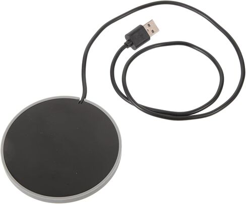 VOSAREA USB Milk Warmer Coaster Automatic Heating Cup Warmer for Coffee Tea and Milk Maintains Temperature Reusable and Lightweight Design for Beverage Lovers in Saudi Arabia