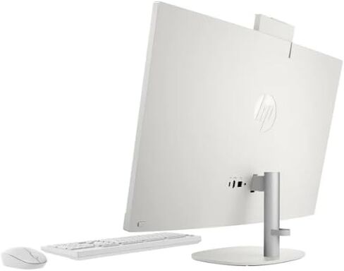 HP 27" FHD Touchscreen Intel Ultra 7 AI All-in-One Desktop, 27" FHD Touchscreen, Intel Ultra 7 255U, 16GB DDR5 RAM, 1TB SSD, Wireless Keyboard and Mouse, Wi-Fi 6, W11H,White in Saudi Arabia