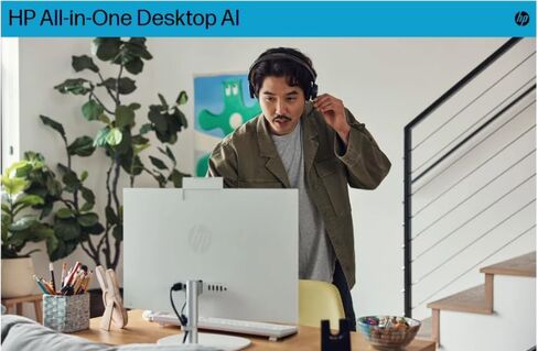 HP 27" FHD Touchscreen Intel Ultra 7 AI All-in-One Desktop, 27" FHD Touchscreen, Intel Ultra 7 255U, 16GB DDR5 RAM, 1TB SSD, Wireless Keyboard and Mouse, Wi-Fi 6, W11H,White in Saudi Arabia