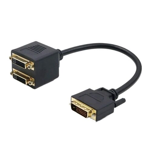 DVI(24+1)-D ذكر إلى 2 * DVI(24+1)-D كابل فيديو عالي الوضوح - ثنائي الاتجاه 30 سم in Kuwait