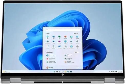 HP OmniBook X Flip 2-in-1 16" WUXGA Touchscreen Laptop | AMD Ryzen 5 220 |AMD Radeon 740M| Copilot |Backlit| 8GB RAM DDR5 | 512GB SSD |Meteor Silver |Windows 11 Home |Bundle with Stylus Pen in Saudi Arabia