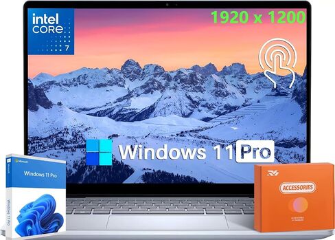 Dell Inspiron 14 7440 2-in-1 Business Laptop, 14" FHD+ Touchscreen, Core 7-150U, 32 GB DDR5, 2 TB SSD, Backlit KB, FHD Webcam, Wi-Fi 6E, Fingerprint, Long Battery Life, Windows 11 Pro, w/Accessories in Saudi Arabia