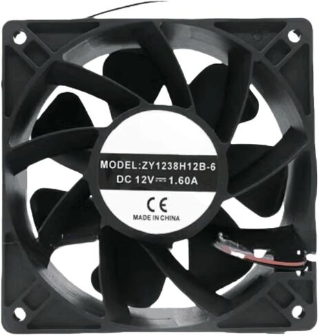 ZY1238H12B-6 DC 12V 1.60A 120x120x38mm high Wind Violent Fan in Saudi Arabia