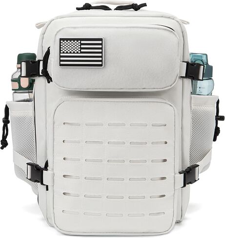 حقائب ظهر تكتيكية عسكرية من QT & QY للرجال حقيبة ظهر مولي Daypack 35L/45L كبيرة لمدة 3 أيام حقيبة ظهر للتنزه مع حامل زجاجة in Kuwait