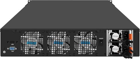 HUNSN 2U Firewall Appliance XEON Server مع IPMI، مصدر طاقة احتياطي قابل للتبديل السريع، OPNsense، وحدة المعالجة المركزية E5 2699 V4 المزدوجة، RJ70، C612، 10 x I210 I211 LAN، 0 ذاكرة الوصول العشوائي، 0 تخزين، هيكلي بدون نظام in Kuwait