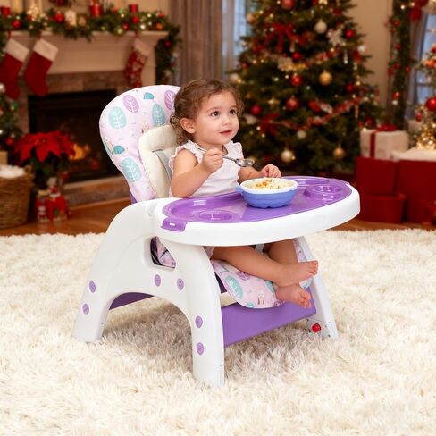 Baby High Chair,3 in 1 High Chairs for Babies and Toddlers, Convertible Toddler Highchair, Adjustable Infant Feeding Chair for Boy & Girl, Easy Clean Baby Eating Chair for 6 Months and Up in Saudi Arabia
