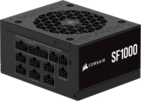 CORSAIR SF1000 (2024) Fully Modular Low Noise 80 Plus Platinum ATX Power Supply – 3.0 Compliant – PCIe 5.0 Ready – SFX-to-ATX Bracket Included – Black (Renewed) in Saudi Arabia