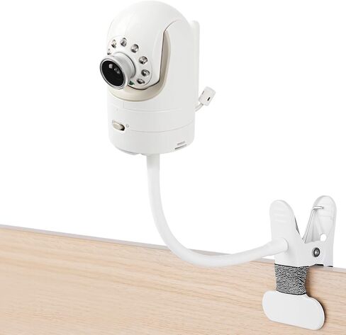 حامل تثبيت بمشبك مرن من آيتودوس لشاشة الأطفال DXR-8 وDXR-8 Pro، ذراع عنق الإوزة بطول 20.32 سم، قم بتوصيل كاميرا طفلك أينما تريد بدون أي أدوات in Kuwait