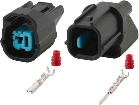 1/5/10/20/50 Sets 1 Pin 6181-0803 6189-0591 Series Male Female Waterproof Connector Horn Detonation Sensor Plug(1p male female,1S) in Kuwait
