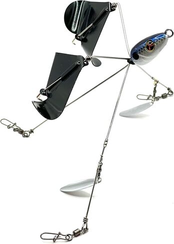 Buzzfeed 5.6", Buzz Bait, Spinner Bait, Buzz Lure, A rig, Alabama rig, Umbrella rig, Top Water, Top Water Bait, Buzz Feed, Swimbait, Jig Head, Bass Lure, Willow Blade, Buzz. in Kuwait