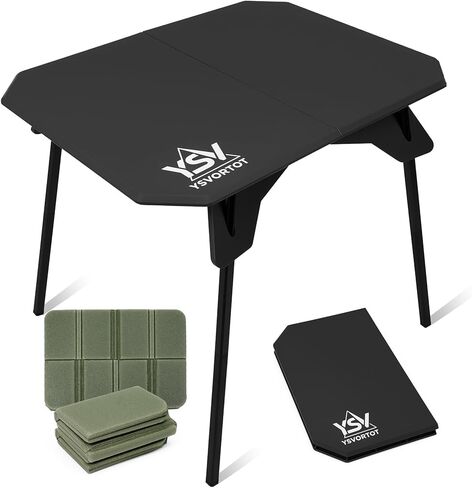 Ultralight Folding Camping Table - 2 Height Adjustable Portable Outdoor Picnic Beach Desk with Carry Bag,Compact for Backpacking,Camp,Travel,Patio in Saudi Arabia