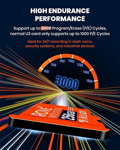 ROVE Industrial 256GB Micro SD Card with USB 3.0 Type C Card Reader, High Endurance microSDXC Memory Card 100MB/s Read Speed, C10, U3, V30, 4K, A2 for Dash Cam, Android Smart Phones, Tablets, Games in Saudi Arabia