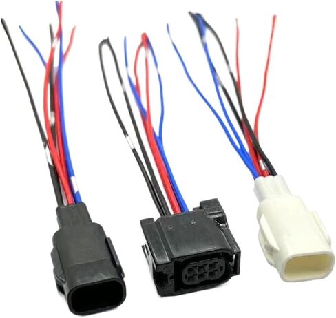 6pin الاستشعار الأسلاك تسخير التوصيل 90980-12382 90980-12381 الرادار مقبض الباب الاستشعار بالموجات فوق الصوتية (العاج ، 10 S) in Saudi Arabia