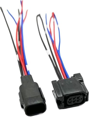 6pin الاستشعار الأسلاك تسخير التوصيل 90980-12382 90980-12381 الرادار مقبض الباب الاستشعار بالموجات فوق الصوتية (العاج ، 10 S) in Saudi Arabia