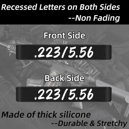 12 حزمة من أشرطة تحديد المجلات .223/5.56 .223Cal 5.56 مللي متر أربطة تسمية عيار الذخيرة ملحقات الحافظة in Saudi Arabia