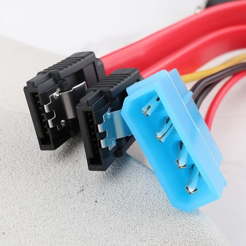 PCI Bracket SATA إلى eSATA و4Pin IDE M- كابل كامل الارتفاع بمنفذين اتصال القرص المضغوط لمحرك الأقراص الصلبة الخارجي in Kuwait